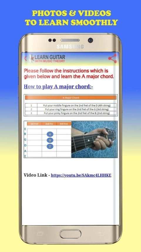 Learn Guitar with Music Theory स्क्रीनशॉट 1