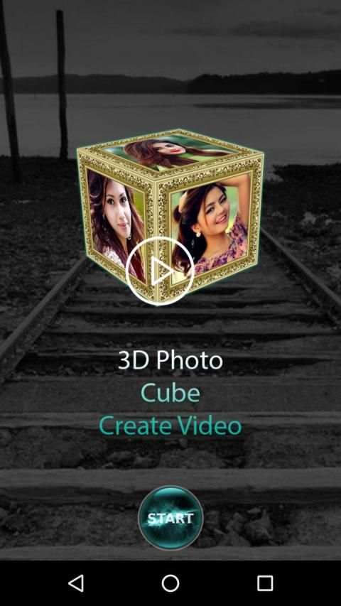 3D Photo Cube Create Video screenshot 3