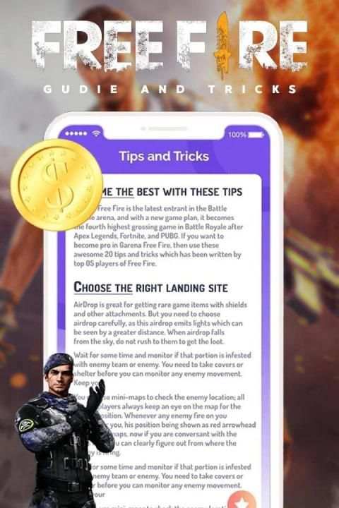 Guide for free Fire Tips & Diamonds screenshot 3