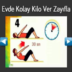 Evde Kolay Kilo Ver Zayıfla