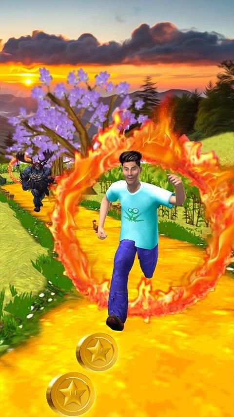 Temple Lost Fire Run 3D Endless Game स्क्रीनशॉट 4
