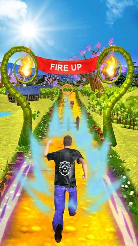 Temple Lost Fire Run 3D Endless Game स्क्रीनशॉट 2