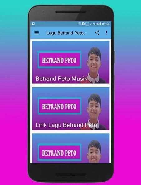 Lagu Betrand Peto Deritaku screenshot 2