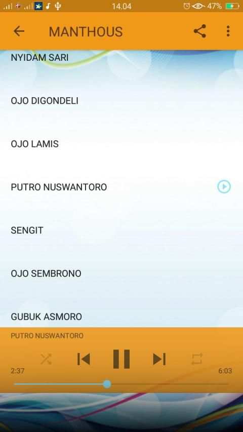 Campursari Offline screenshot 1