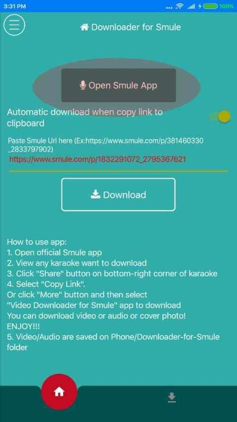 Downloader for Smule 2019 स्क्रीनशॉट 5