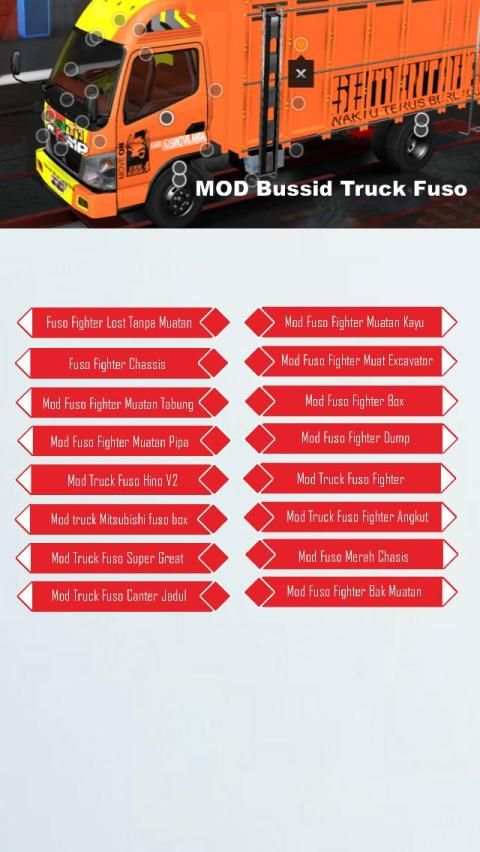 Mod Truck Fuso Bussid screenshot 5