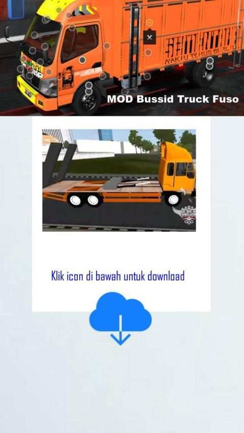 Mod Truck Fuso Bussid screenshot 1
