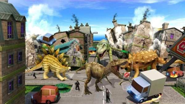 Wild Dinosaur Destroying World Simulator 2019 screenshot 4