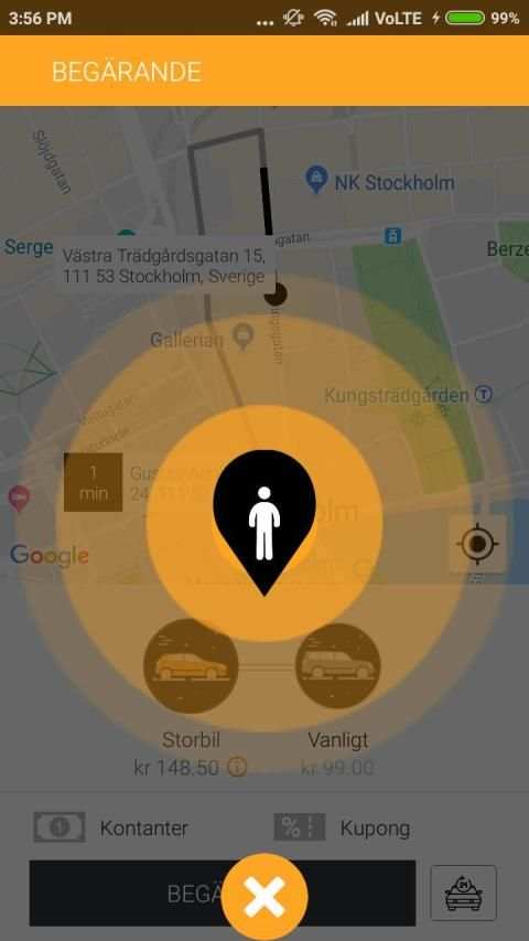 Vasataxi screenshot 3