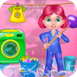 घर की सफाई को घर साफ आइकन