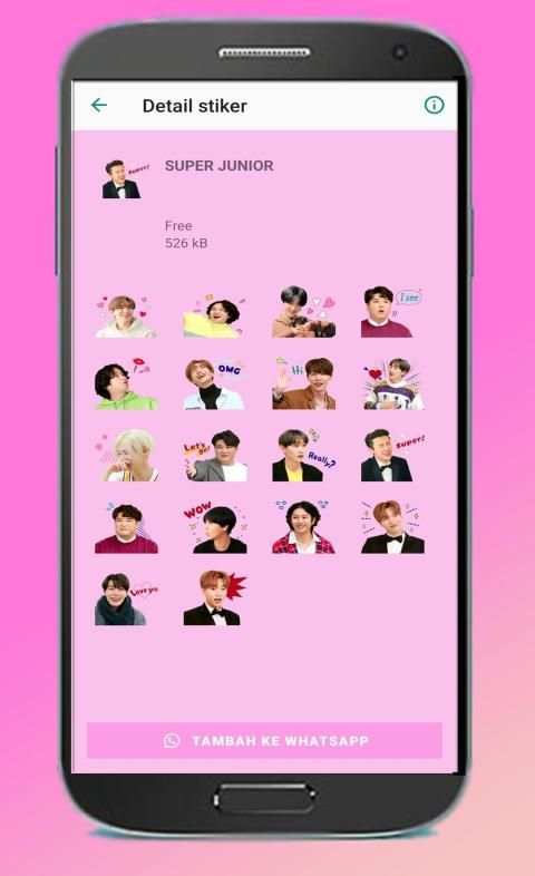 Stiker WhatsApp Korea Idol screenshot 2