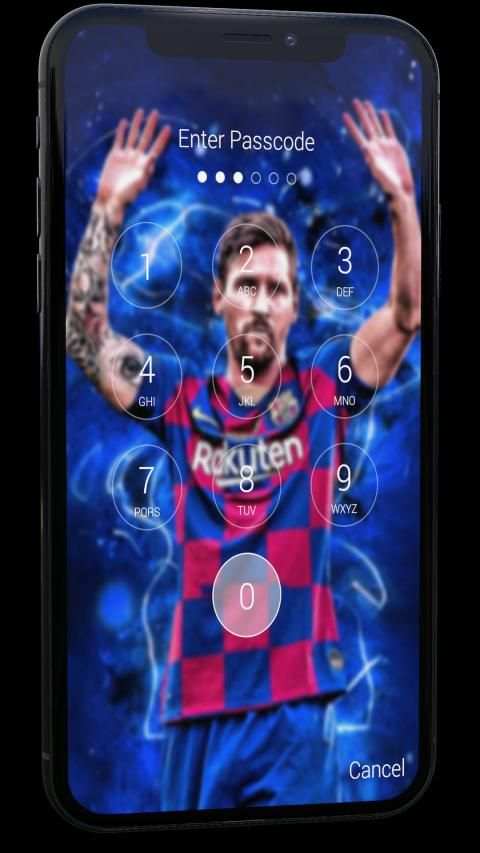 Lock Screen for Messi + Wallpapers स्क्रीनशॉट 5