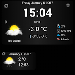 ikon Weather &amp; Clock Widget