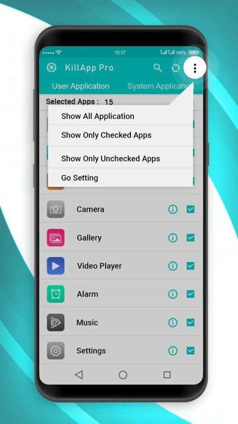 Kill Apps: Close All Running Apps स्क्रीनशॉट 2