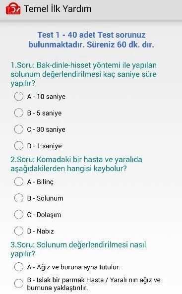Temel İlk Yardım screenshot 2