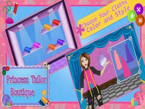 Princess Tailor Boutique Games स्क्रीनशॉट 5