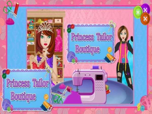 Princess Tailor Boutique Games screenshot 1