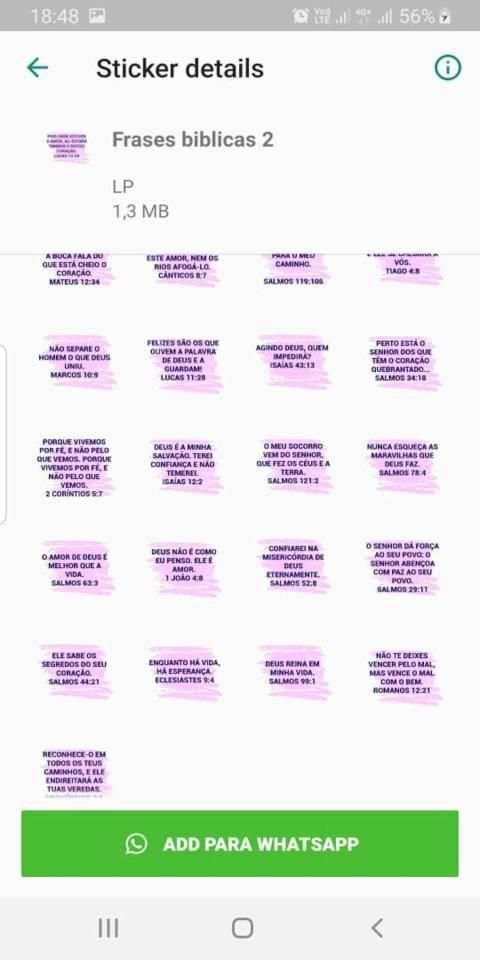 Frases Biblicas WhatsApp - WAStickerApps screenshot 1