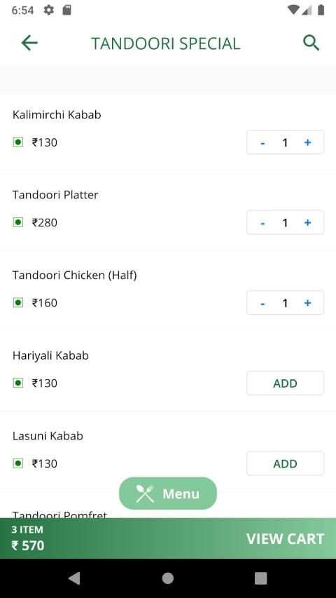 Garden Restaurant Online Ordering App स्क्रीनशॉट 4