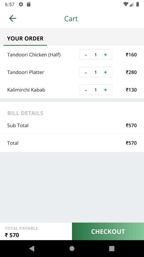 Garden Restaurant Online Ordering App स्क्रीनशॉट 1