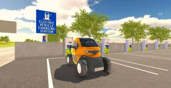 Electric Car Driver 2 स्क्रीनशॉट 2