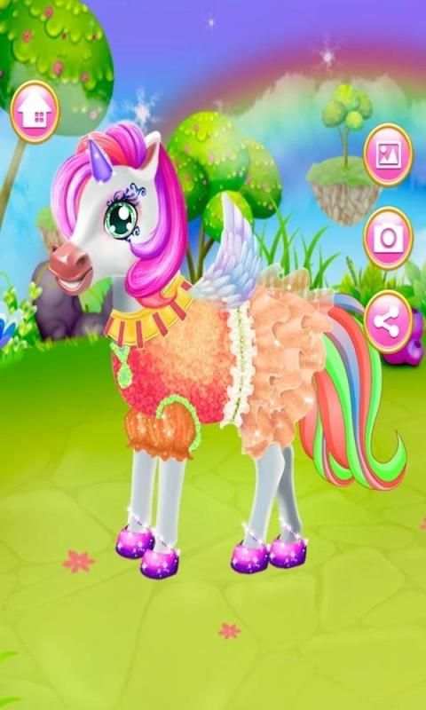 Unicorn Dress Up Makeup And Salon | Free Games screenshot 2