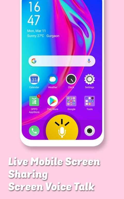 Live Mobile Screen Sharing - Screen Voice Talk screenshot 3
