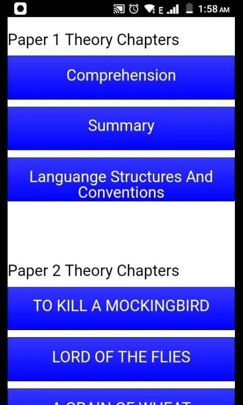 Grade 12 English FAL Mobile Application screenshot 3