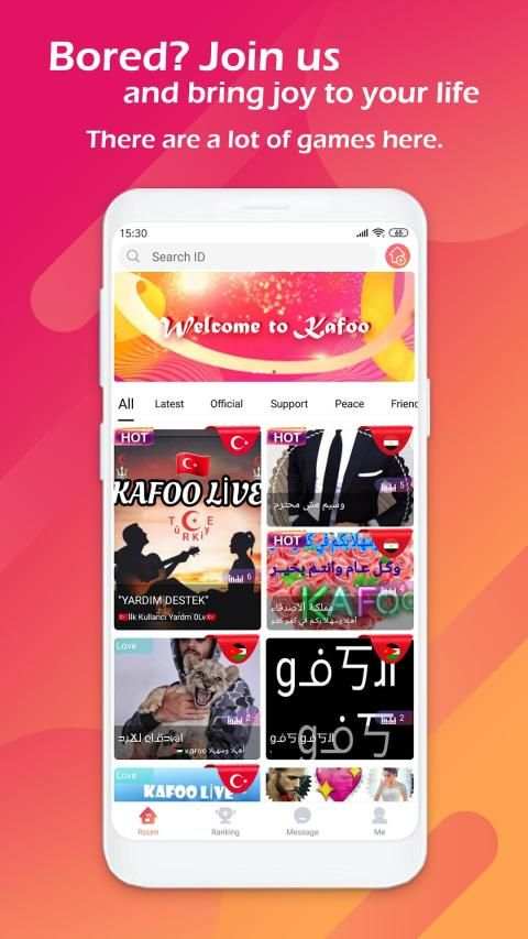 kafoo.live-Voice Social screenshot 4