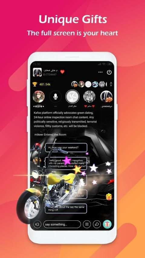 kafoo.live-Voice Social screenshot 2