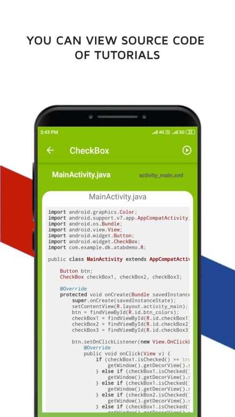 Android Tutorial: Source Code,Live Demo,Video,Quiz स्क्रीनशॉट 5