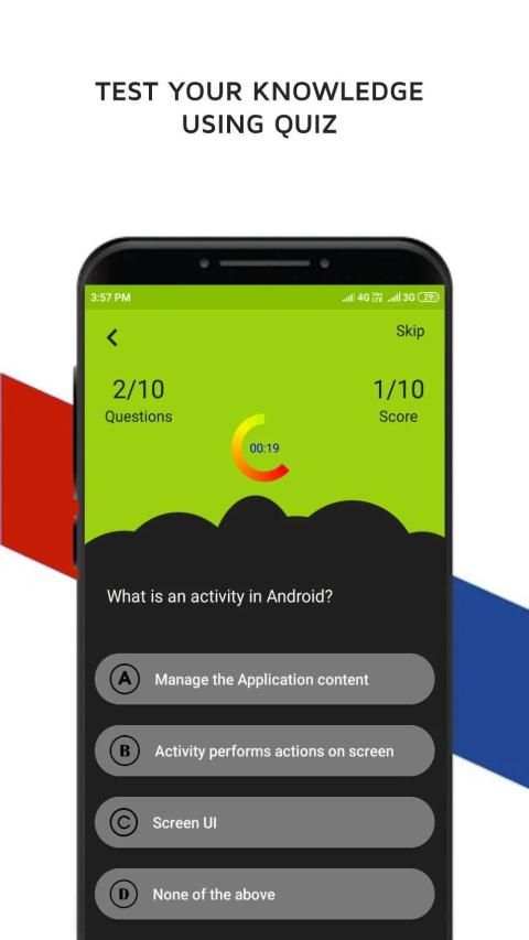 Android Tutorial: Source Code,Live Demo,Video,Quiz screenshot 1