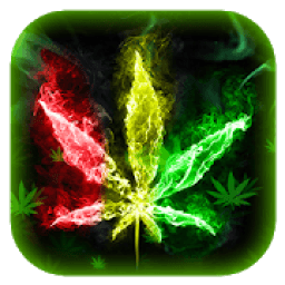 Color Rasta Weed Keyboard आइकन