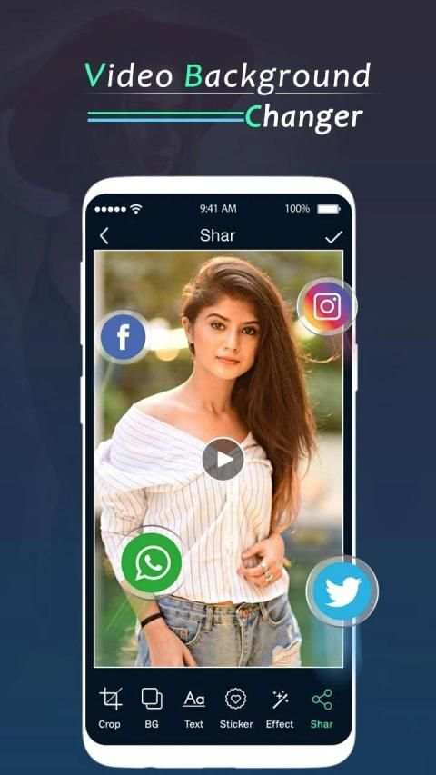 Video background Changer : Video Editor स्क्रीनशॉट 3