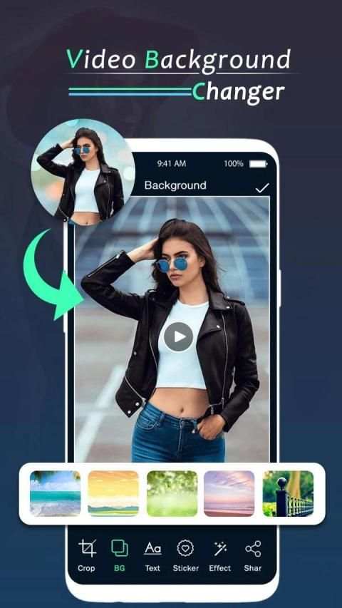Video background Changer : Video Editor स्क्रीनशॉट 7