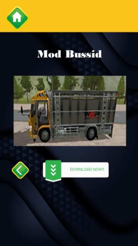 Mod Truck Canter Muhklas BUSSID screenshot 4
