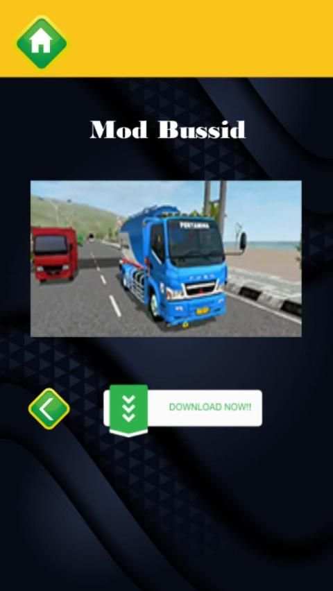Mod Truck Canter Muhklas BUSSID screenshot 3