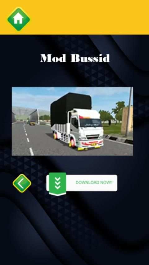 Mod Truck Canter Muhklas BUSSID screenshot 1