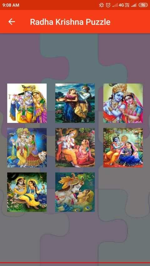 Radha Krishna Puzzle screenshot 1