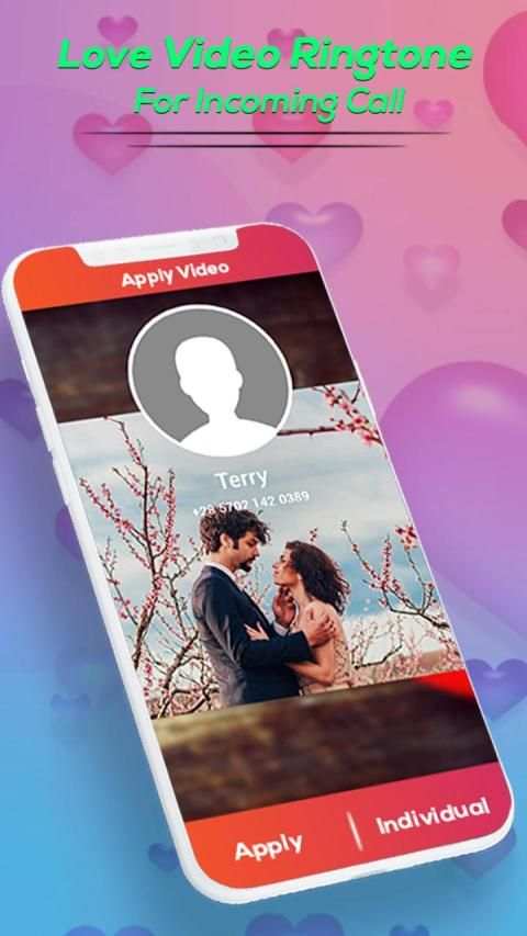 Love Video Ringtone for Incoming Call screenshot 1