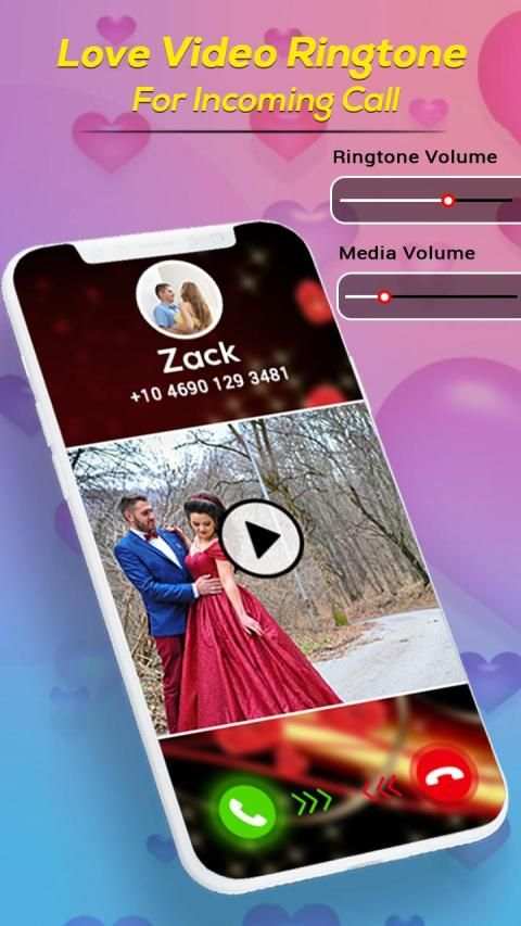 Love Video Ringtone for Incoming Call screenshot 2