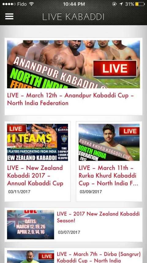Live Kabaddi स्क्रीनशॉट 4