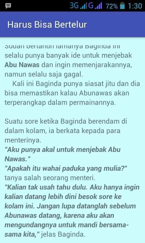 Kisah Lucu Humor Abu Nawas 3 تصوير الشاشة
