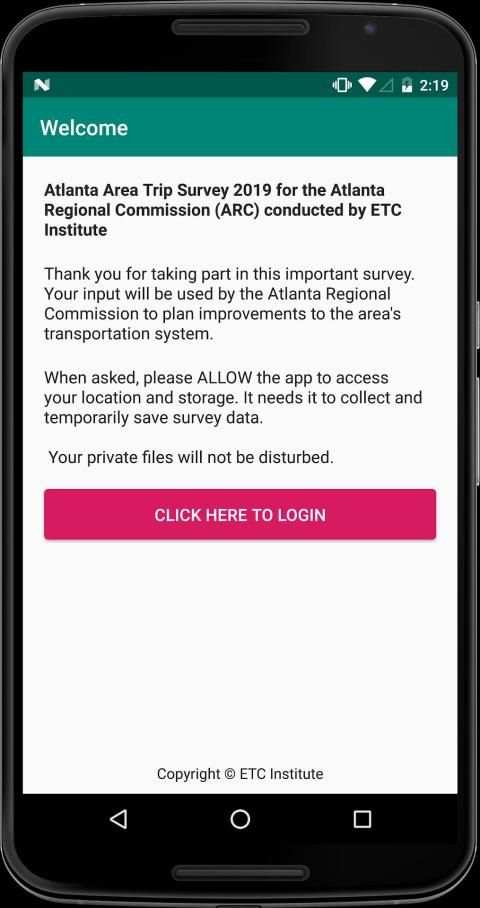 ARC TripSurvey screenshot 4