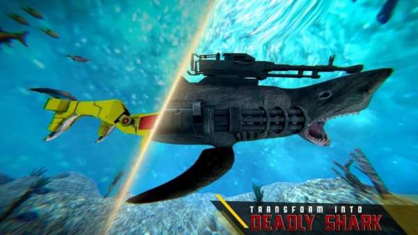 Shark Robot Shooter: Underwater Shooting Game screenshot 3