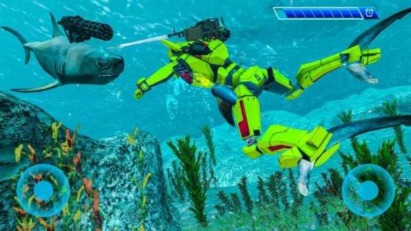 Shark Robot Shooter: Underwater Shooting Game screenshot 4