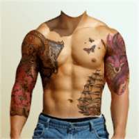 Six Pack Tattoo Body Style Photo Maker