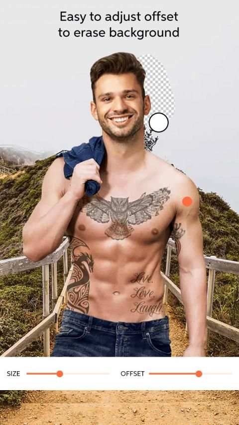 Six Pack Tattoo Body Style Photo Maker screenshot 3