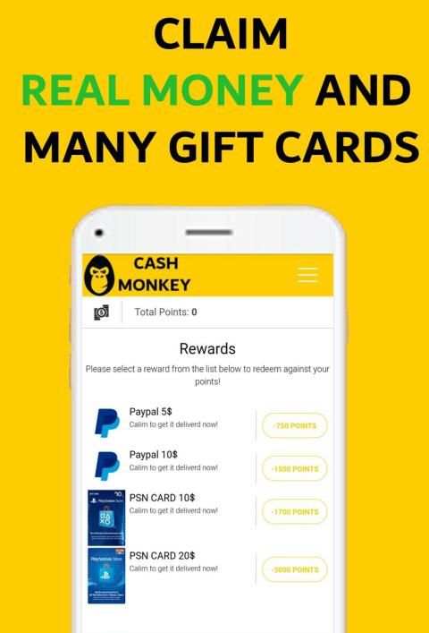 Cash Monkey - Make Money Downloading Apps screenshot 2