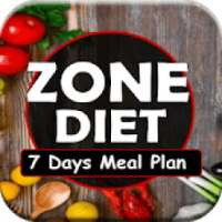 Zone Diet 7 Days Meal Plan on 9Apps